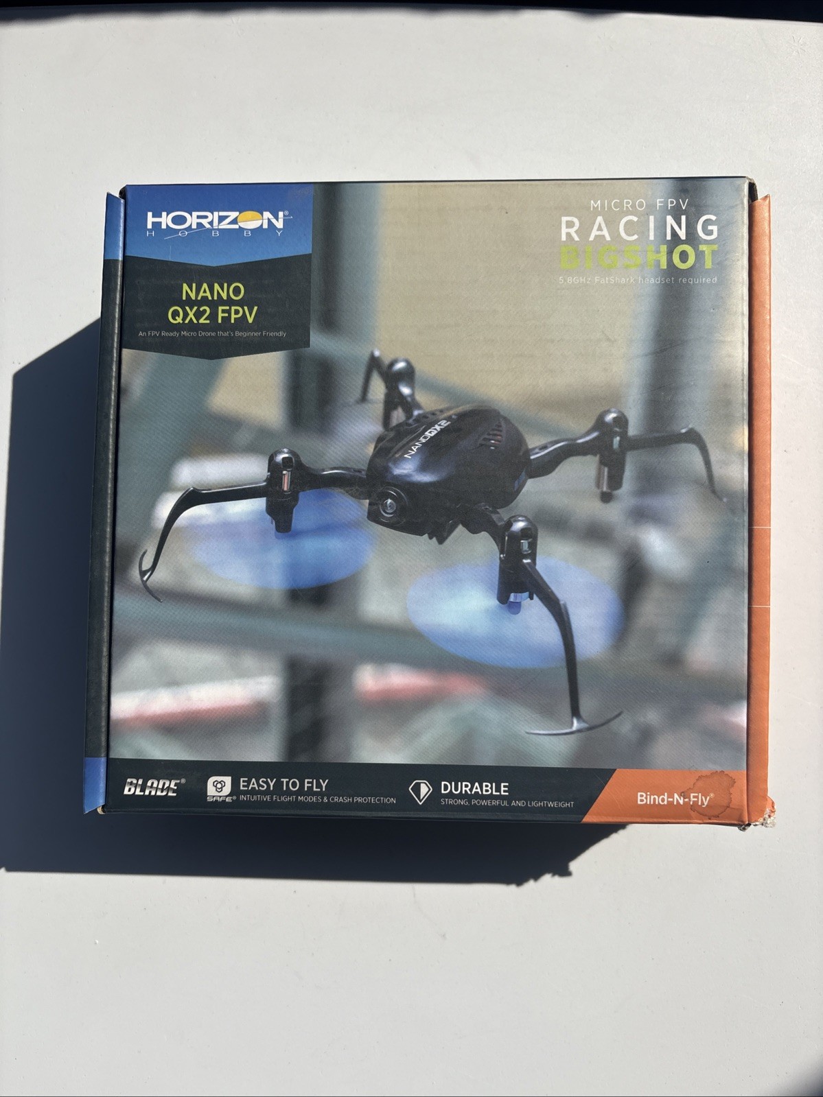 Blade BLH9180 Nano QX2 FPV Horizon Drone Bind N Fly No Charger Mint