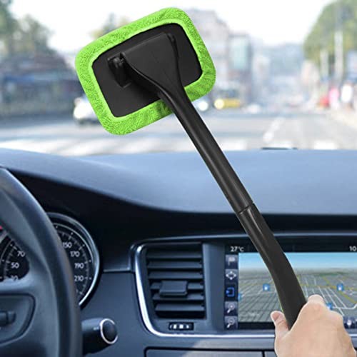 Car Windshield Cleaning Tool, Windshield Cleaner with 4 Washable and Reusable
