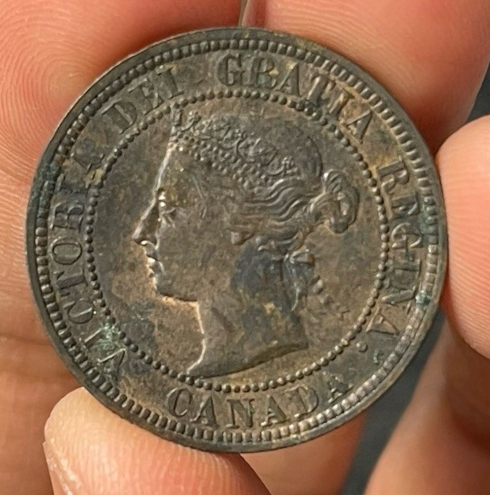 1882 H Canada Large Cent Coin Excellent Condition High Value