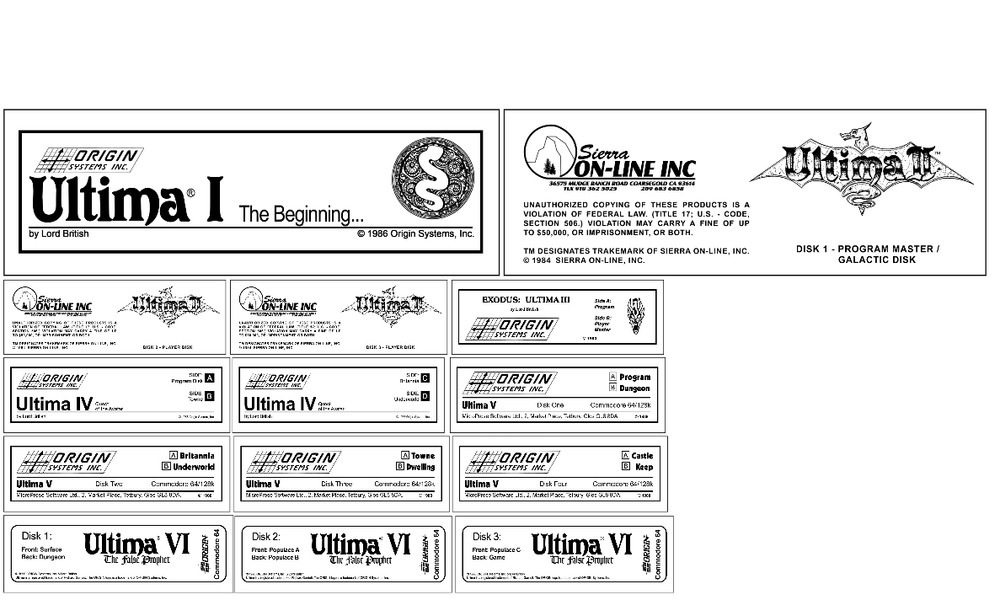 Commodore 64 Games on Floppy Disks / Read Description