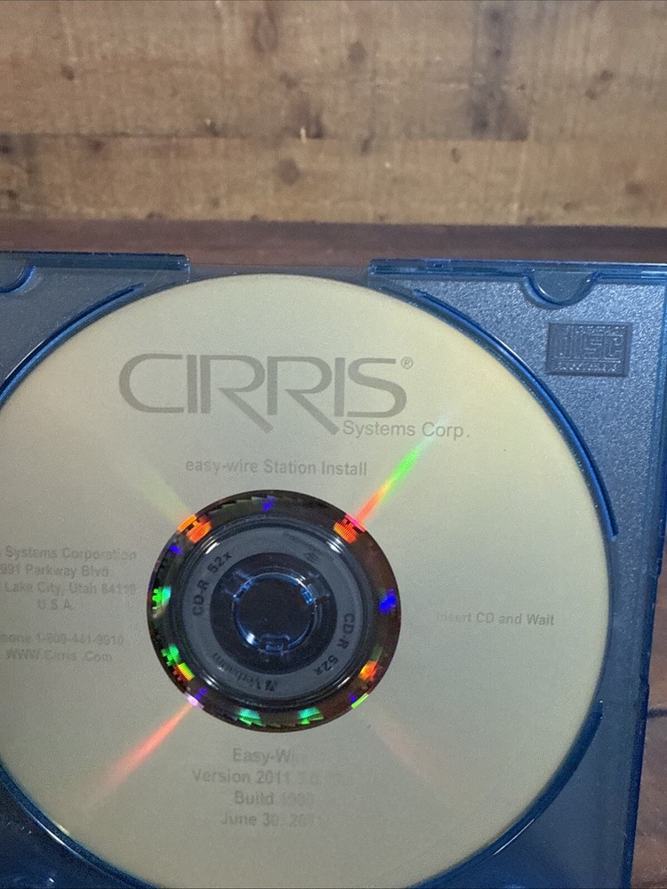 Cirris Systems Corp Easy Wire Station Install CD