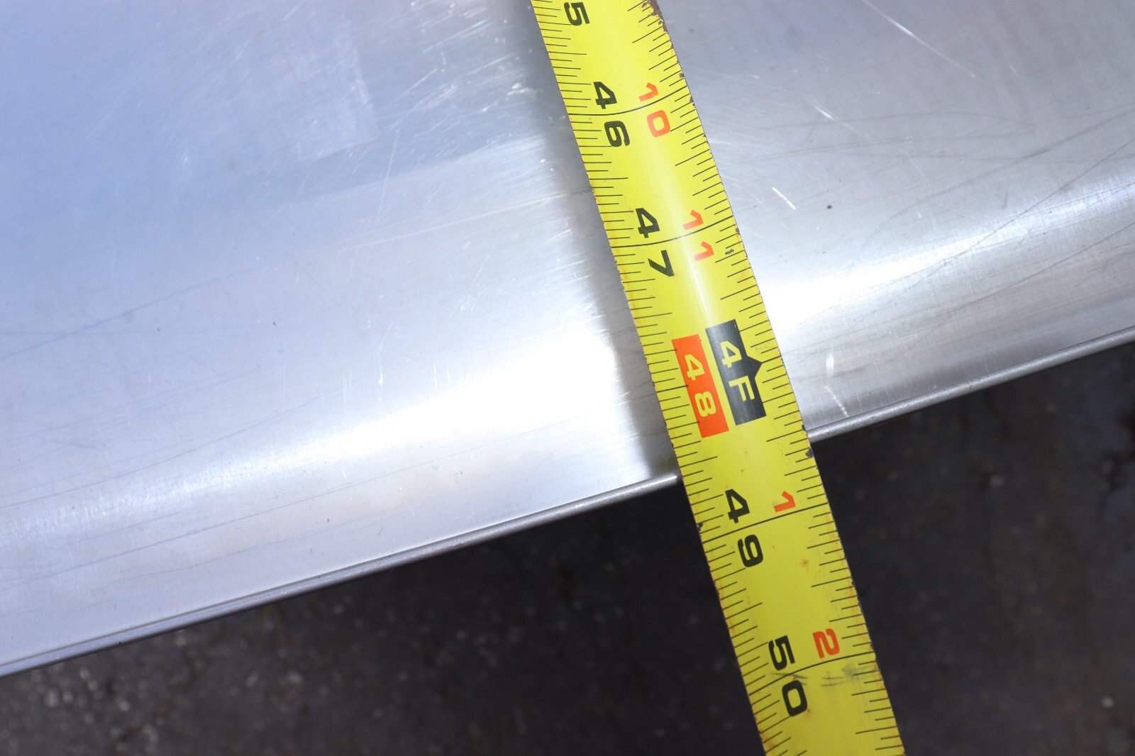 Klinger's PES-3048 48" Stainless Steel Equipment Stand, w/ Casters, Used