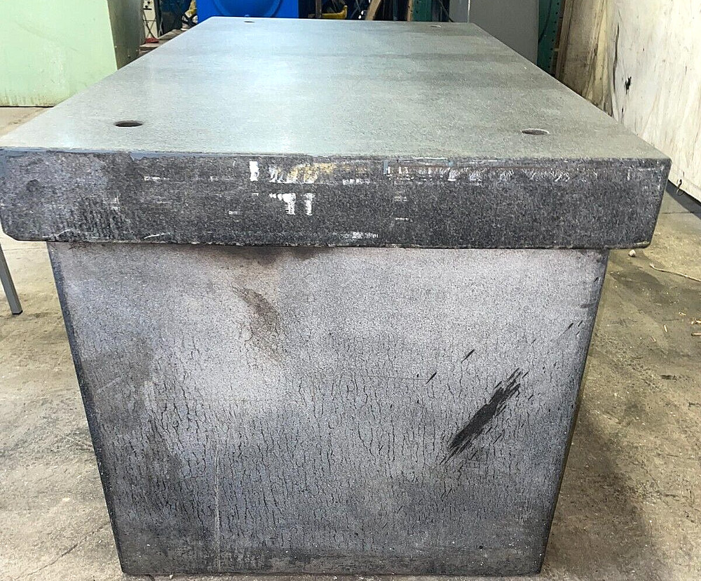 COLLINS MICROFLAT SOLID GRANITE INSPECTION TABLE 60" X30" X28-1/2" 4"GRANITE