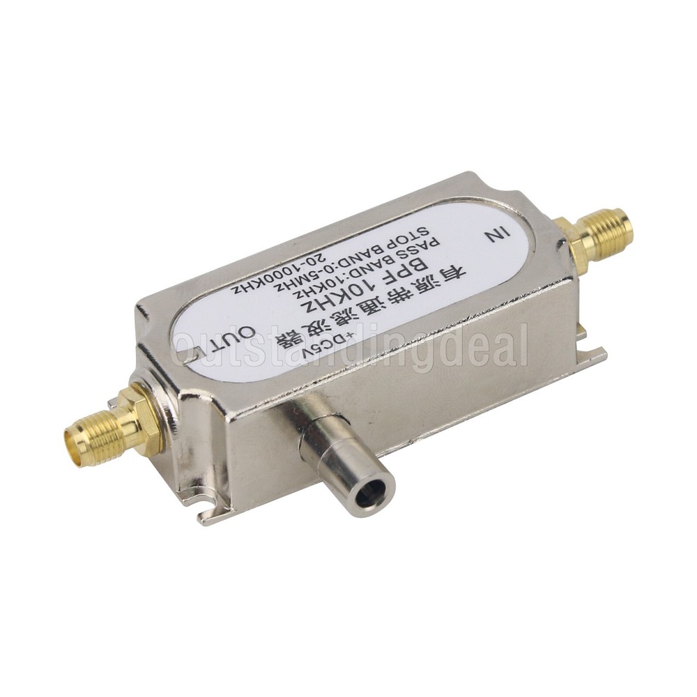 10KHz BPF Single Power Supply Active Bandpass Filter High Quality RF Accessory