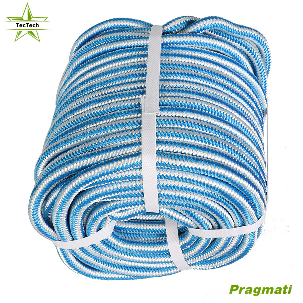 16 Strand Braided Polyester Arborist Rigging RopeStrong Pulling 1/2" x150'
