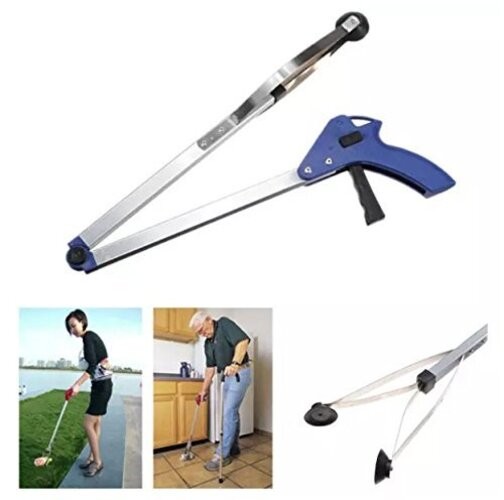 [New Version]2 Pack Foldable Reacher Grabber Tool, Long 32" Foldable Extender