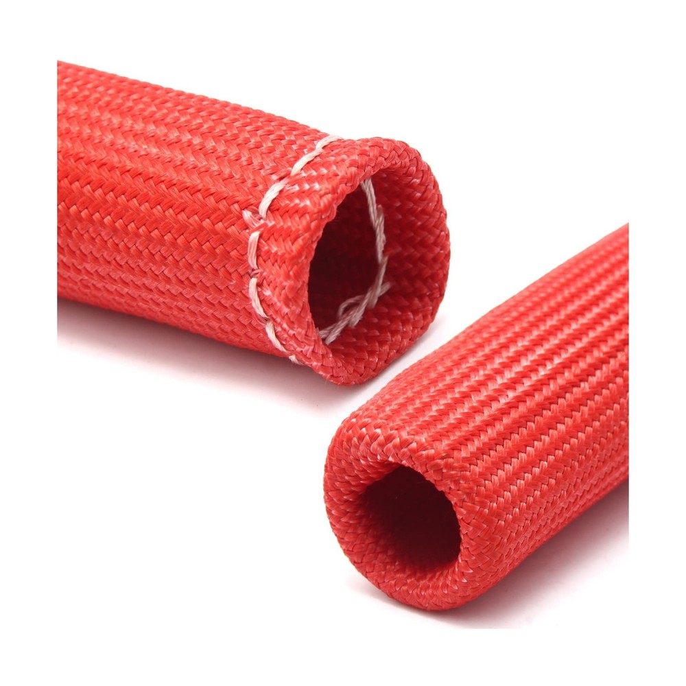 LEDAUT Red 8Cyl Spark Plug Heat Shield Protector and 12pc Engine Separator In...