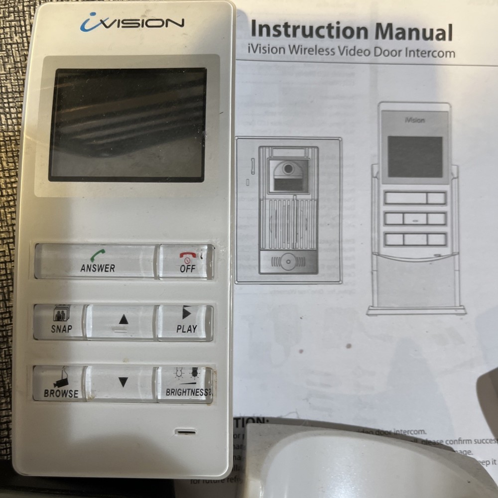 Optex iVision Wireless Video Door Intercom System with Camera