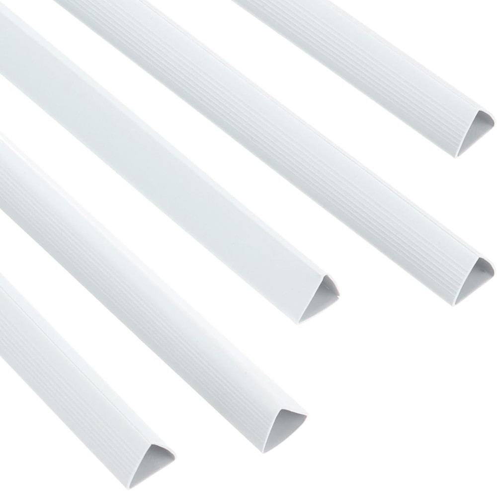 20Pcs Binding Bars, 15Mm Binding Bars Slide Grip 120 Sheets Capacity A4 Size Rep