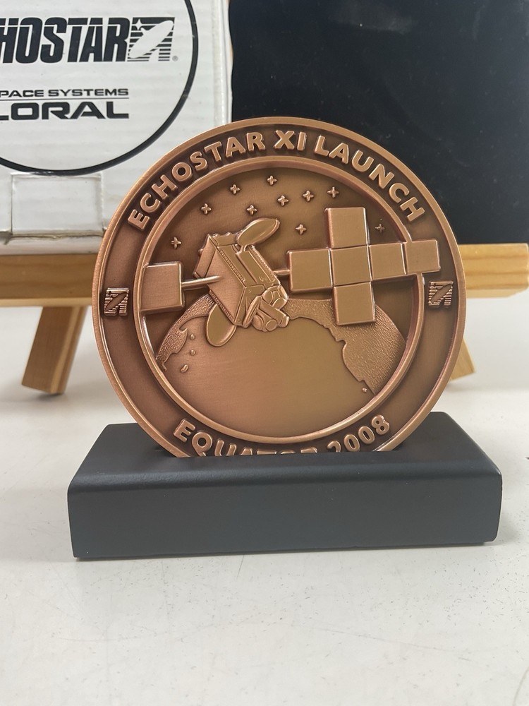 Echostar Launch Xl Eleven Medal Equator 2008 Sea Launch Space Systems Loral