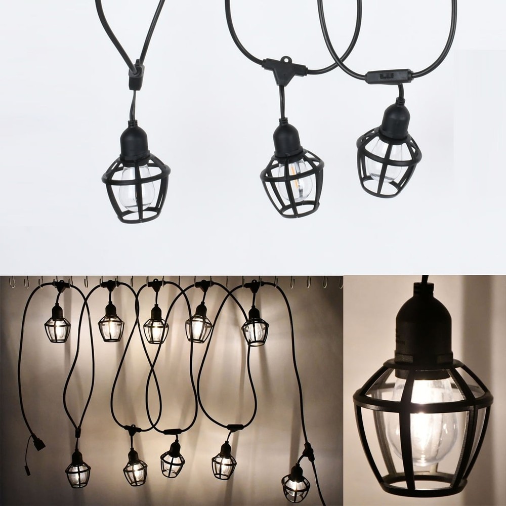 120 Volts 10 Count Warm White LED Retro Outdoor String Light