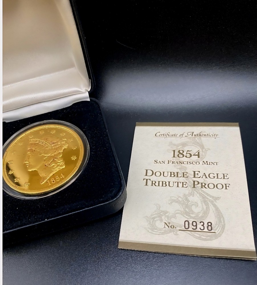 1854 Double Eagle Tribute Proof.