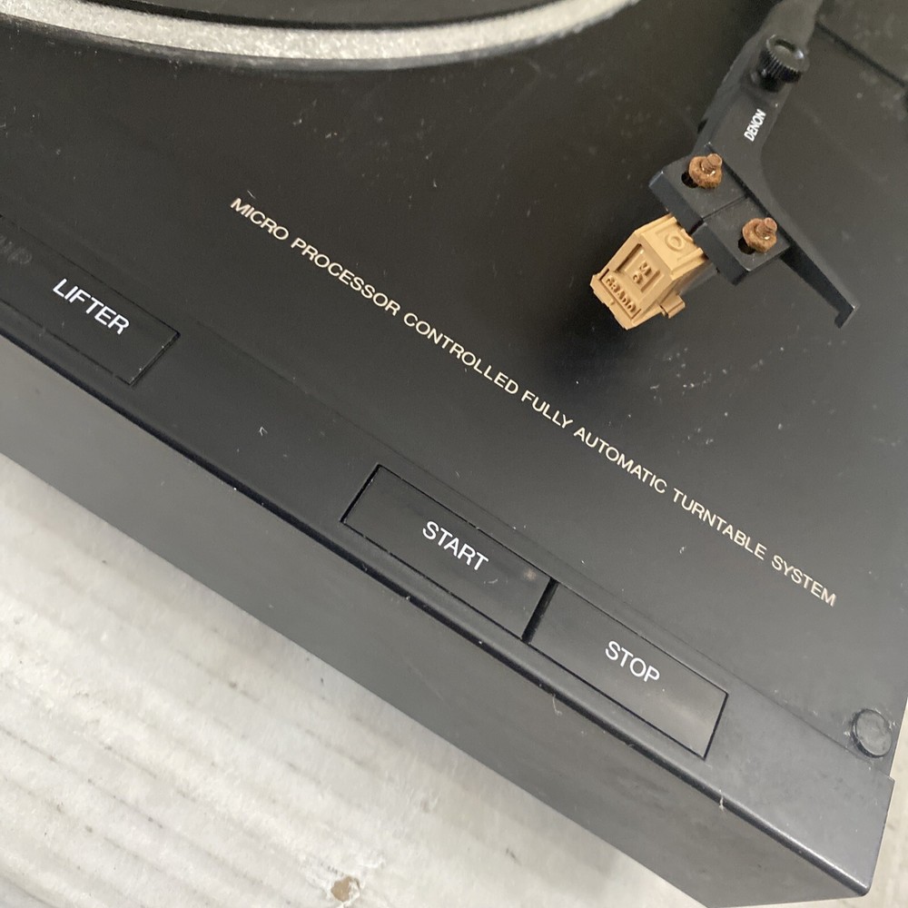 DENON Quartz DP-23F Micro Processor Controlled Fully Automatic Turntable WORKS!