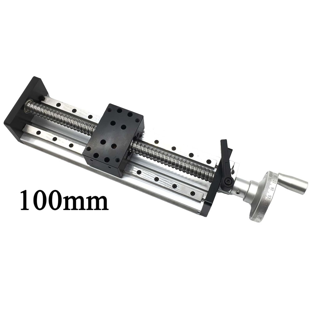 Linear Guideway CNC Sliding Table Motion Platform Precision Handwheel 60kg Load