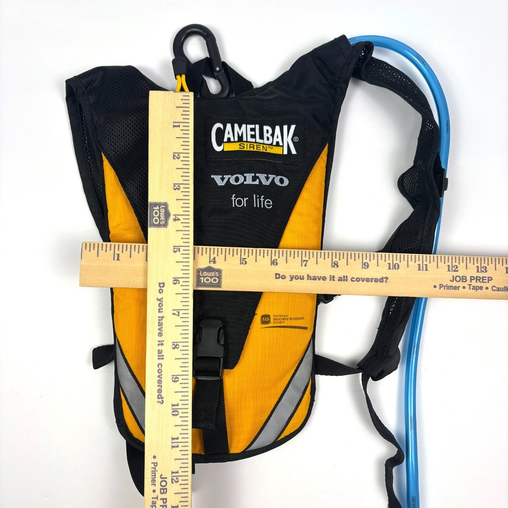 Camelback Siren Hydration Backpack Yellow Black Reflective Hiking Cycling