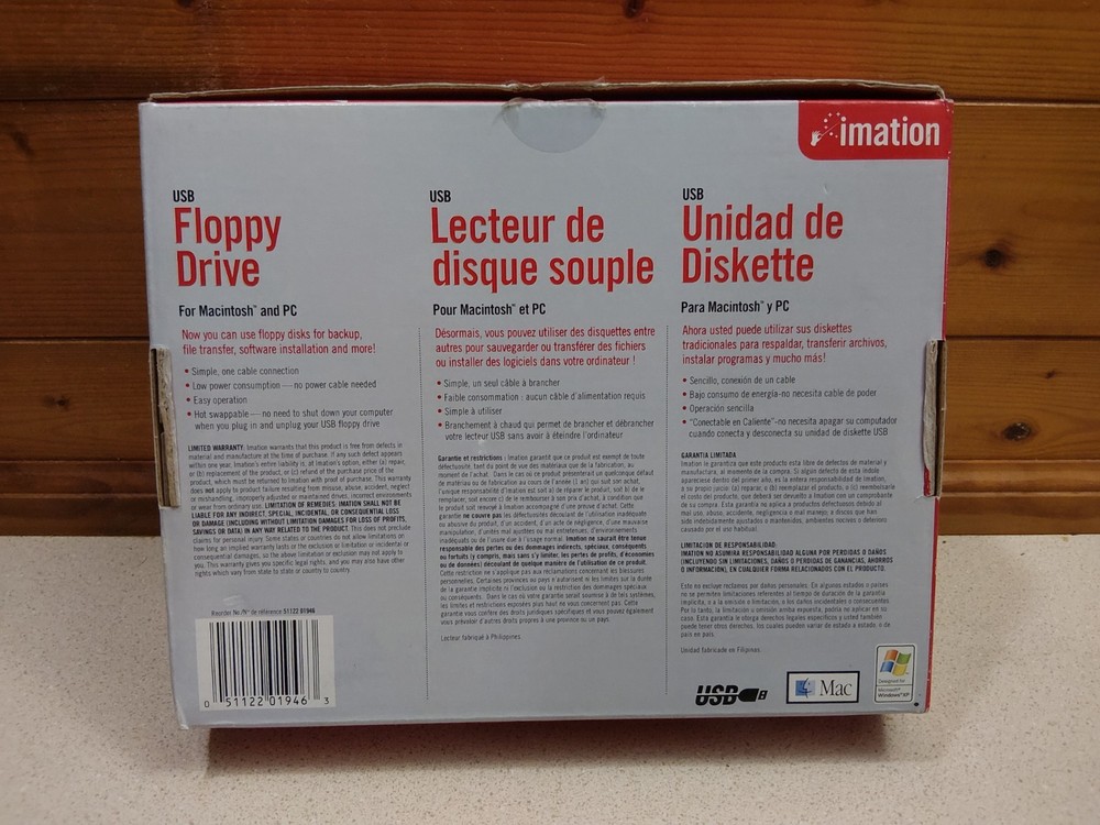 Imation Internal Floppy Disk Drive Model D353FUE Tested