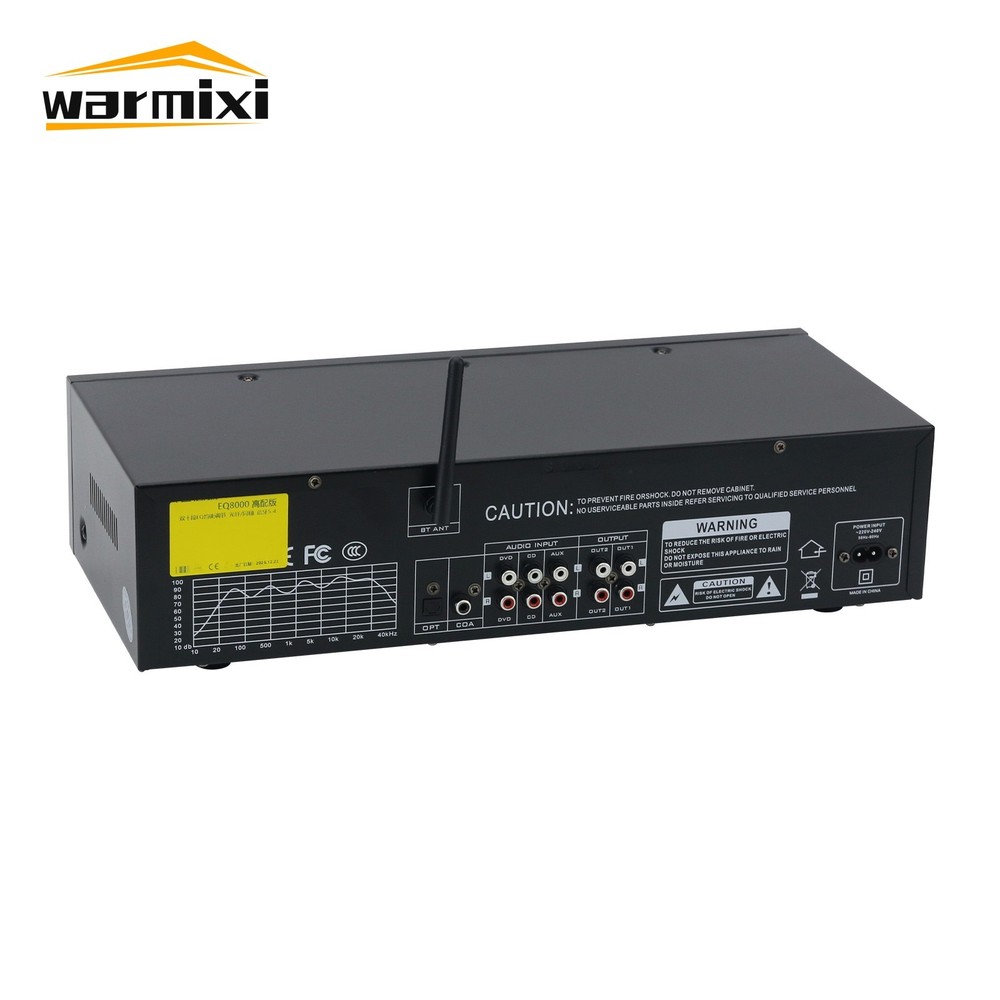 EQ8000 Green LED EQ Equalizer BT5.4 Optical Fiber Coaxial Digital Processor