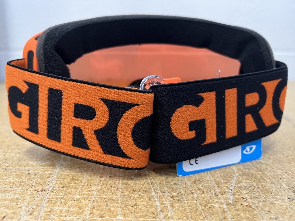 GIRO RINGO JUNIOR GOGGLES - ORANGE BLACK BLOCKS - VIVID EMBER