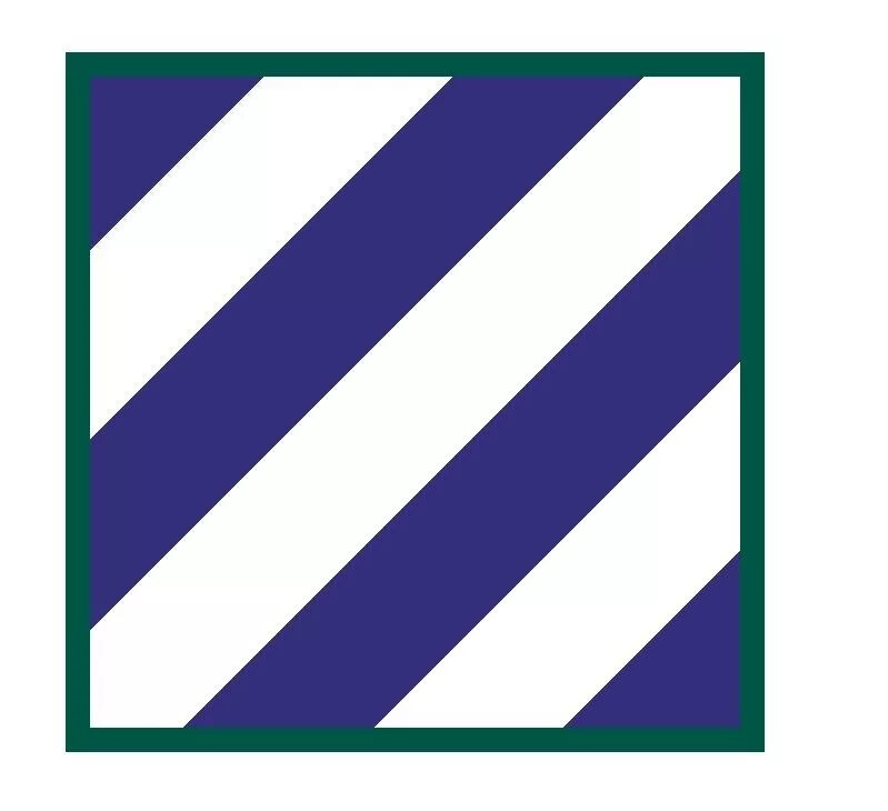 3rd Infantry Division Regiment Decal Sticker R429
