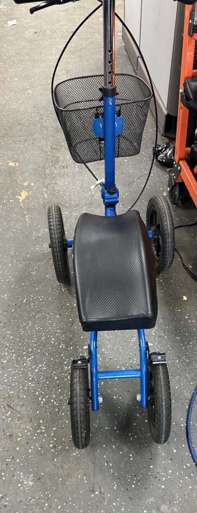 Knee Walker Scooter AllTerrain Foldable Disc Brake blue