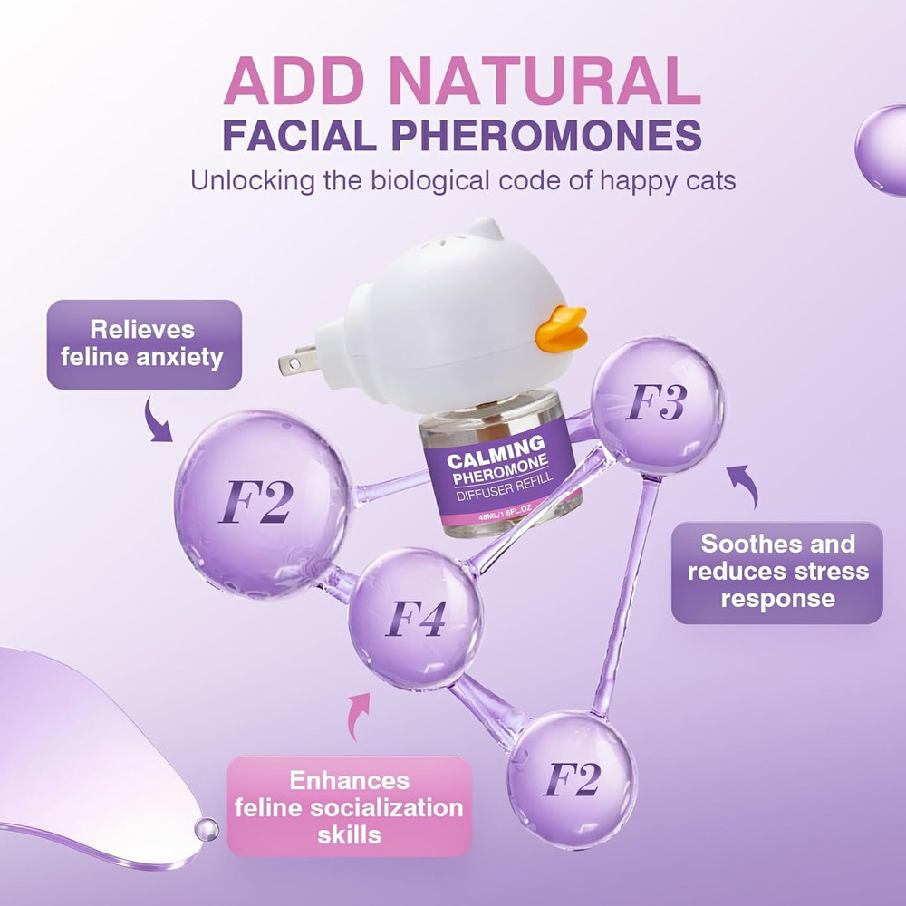 Cat Calming Pheromone Diffuser Effectively Relieve Anxiety Stress Cat Calming Di