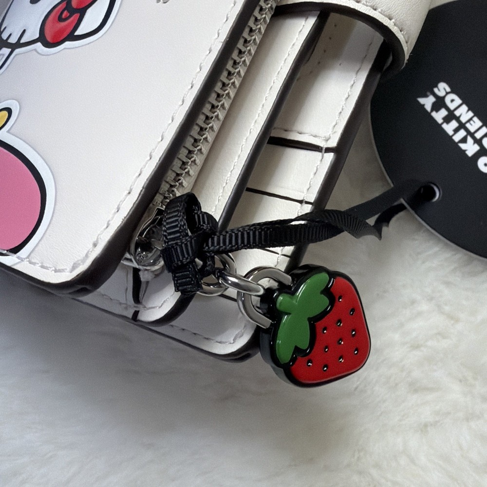 NWT Hello Kitty And Friends X Kate Spade Medium Bifold Compact Wallet