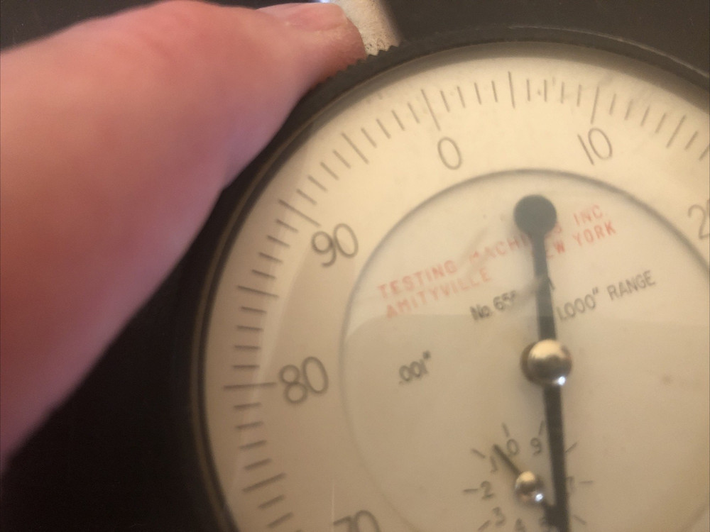 Testing Machines Inc. Dial Indicator No.655-441 Range 1.000"