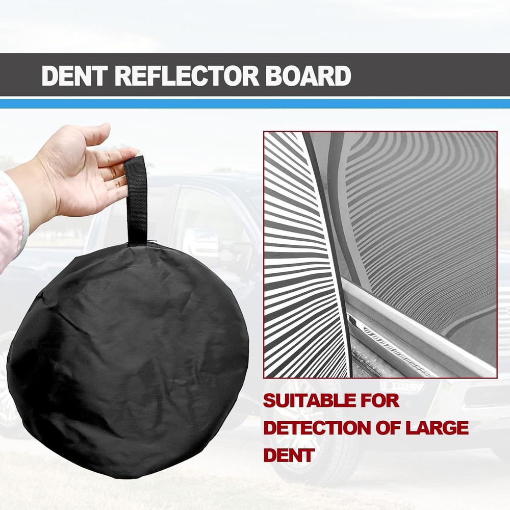 Car Dent Detection Board - Circular Striped Flexible Foldable Lined Light Reflec