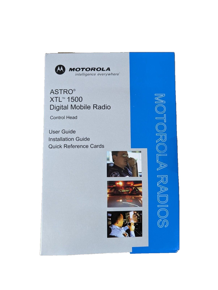 NEW MOTOROLA User Guide CD & Quick Reference Cards ASTRO XTL 1500 Digital Radio