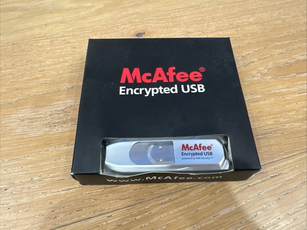 McAfee Encrypted USB-NBIO-4GBF Zero FtPrint NBIO USB FIPS 4GB NEW