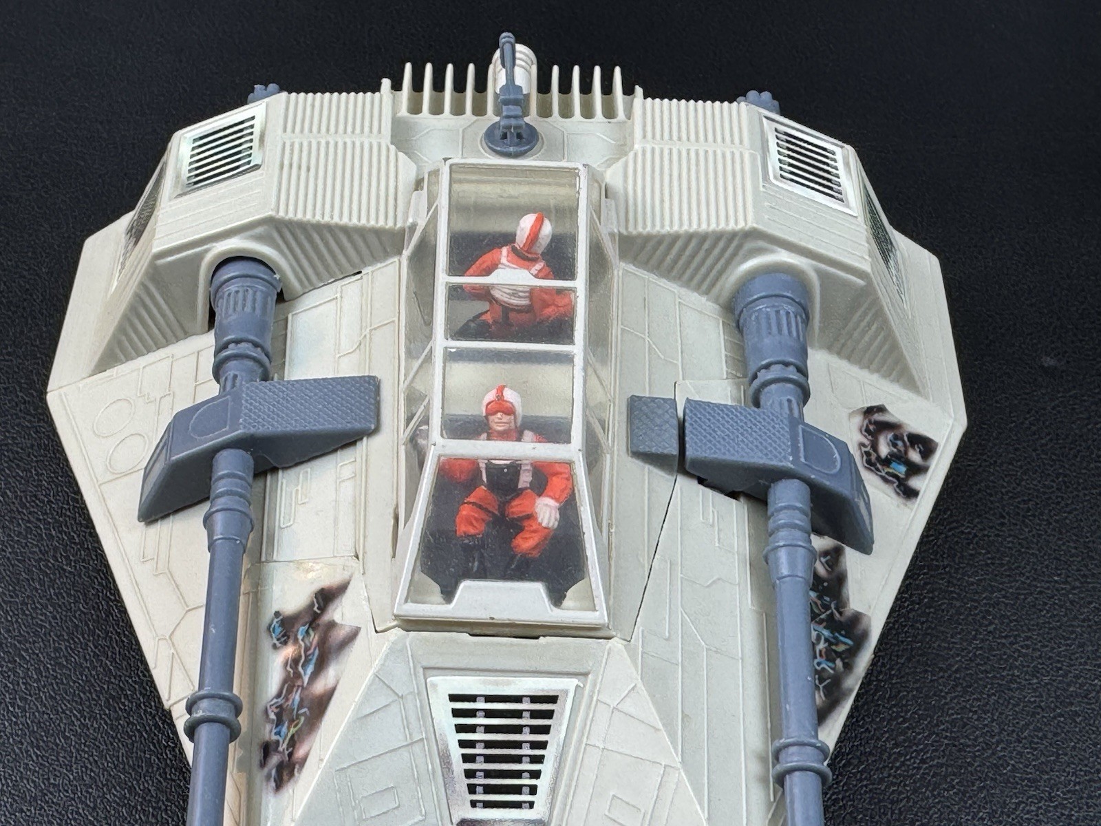 Star Wars Snowspeeder 1982 Kenner Micro Collection with both die cast figures