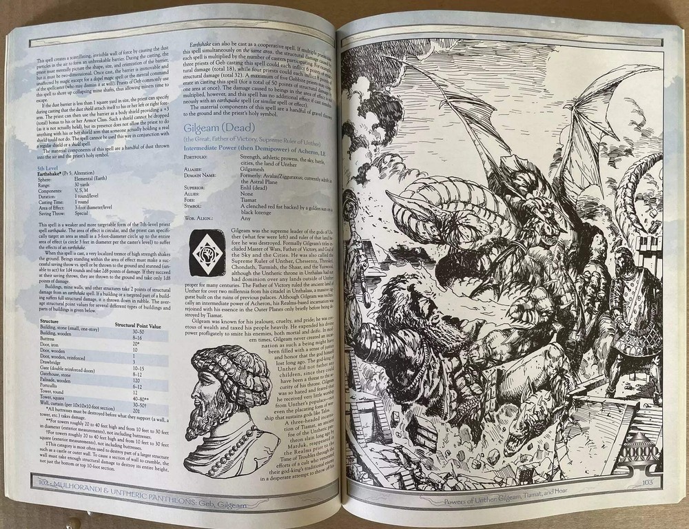 Powers & Pantheons 9563 Forgotten Realm AD&D 2e