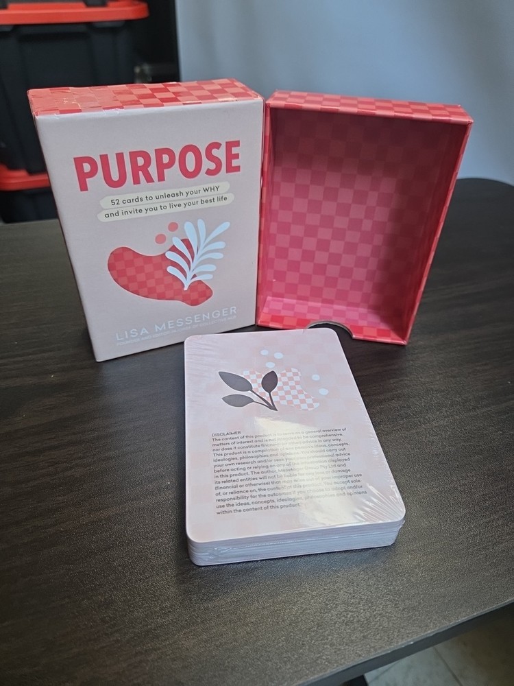 Purpose Self Help Card Deck By Lisa Messenger - Sealed Deck