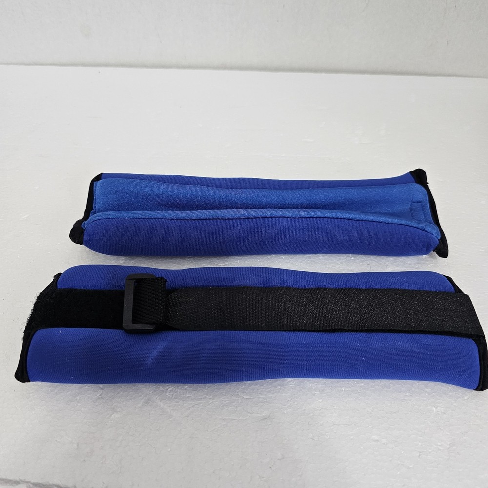 Ankle/Wrist Weights, 1 lbs Pair - Blue