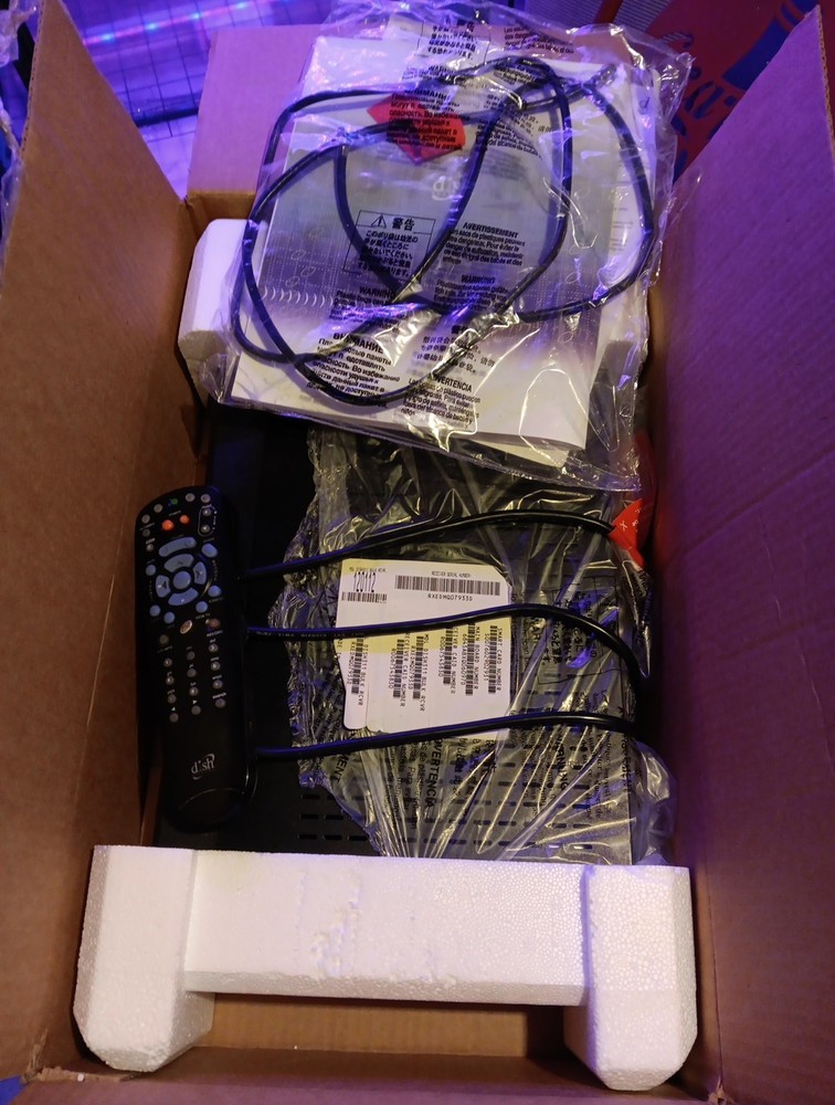 Dish Network 311 Satellite TV Receiver with Remote, Instructions, Original Box