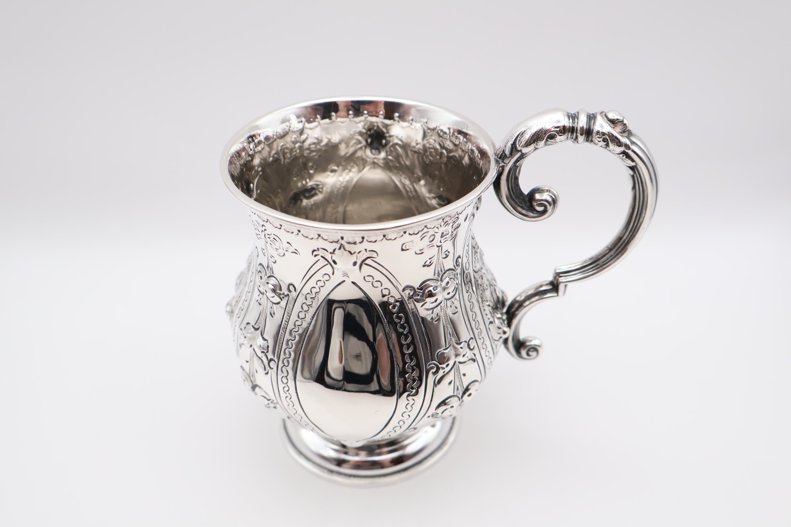 Heavy Quality Antique Victorian Solid Silver Tankard Cup Birmingham 1868