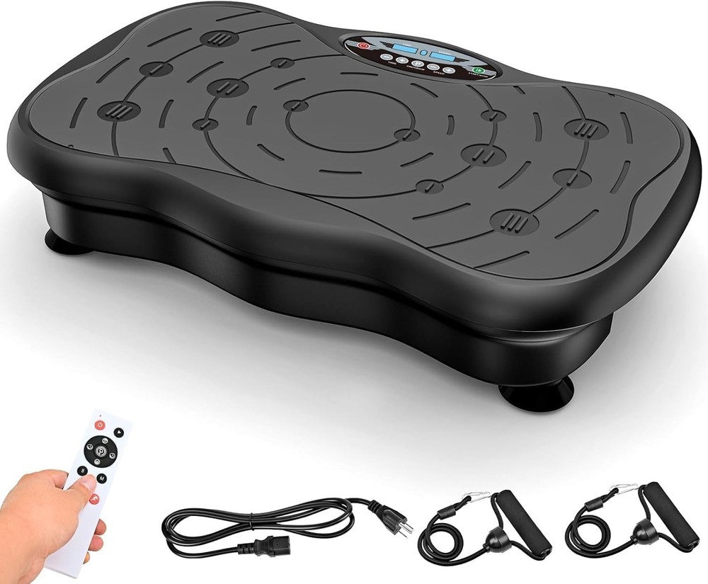 Vibration Plate Exercise Machine for Lymphatic Drainage Weight Loss, Whole Bo...