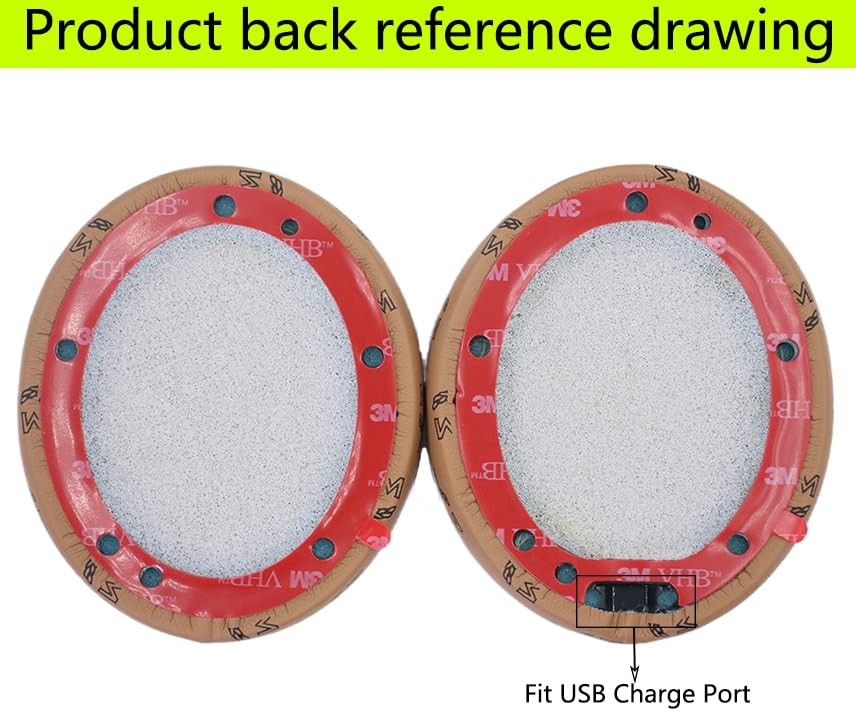 Replacement Ear Pads are Compatible with Beats Studio 2 / Brown Flower