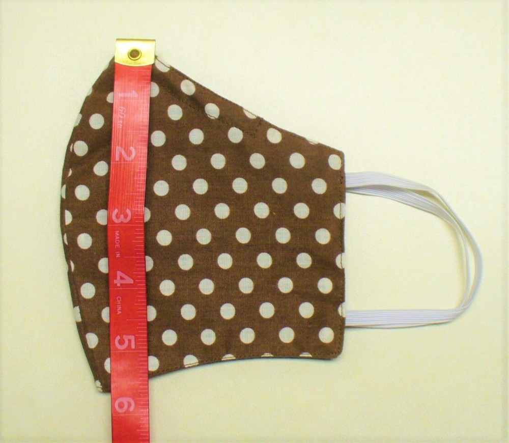 Face Mask Wire Adult Black Geometric