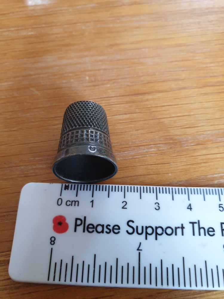 Antique Solid Silver Thimble Size 5 Charles Horner 2.3cm 5.3g