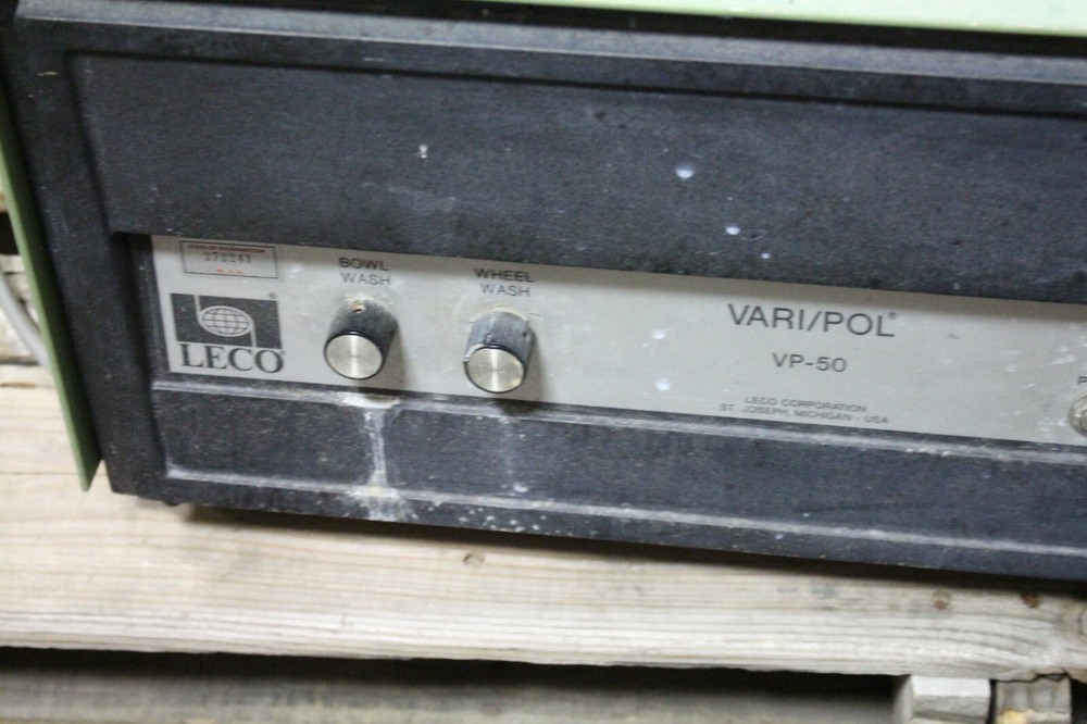 Leco Vari/ Pol VP-50 w/ Leco 830-600 AP-50 Load Control