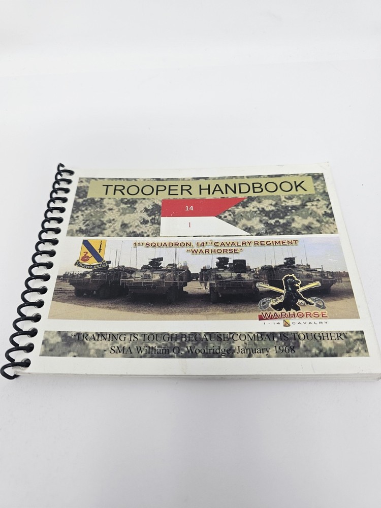 Army Trooper Handbook 1st Squadron 14th Cavalry Regiment Warhorse