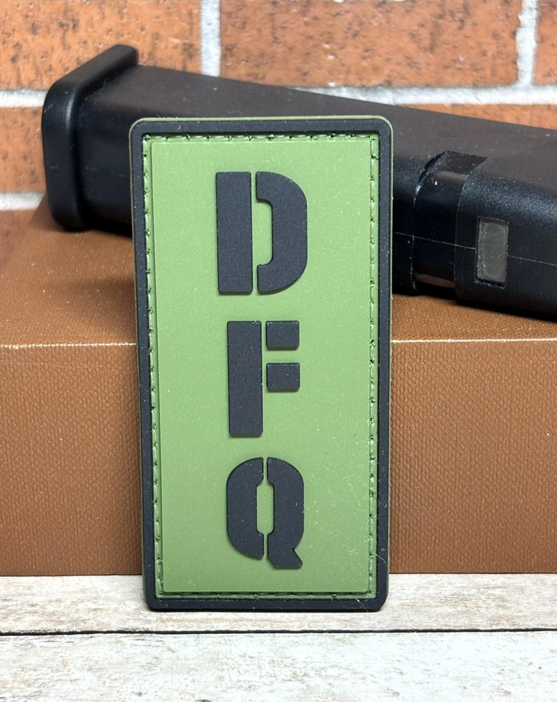 PVC Tactical Morale Patch - DFQ Patch, Don't F*cking Quit Patch - Special Forces