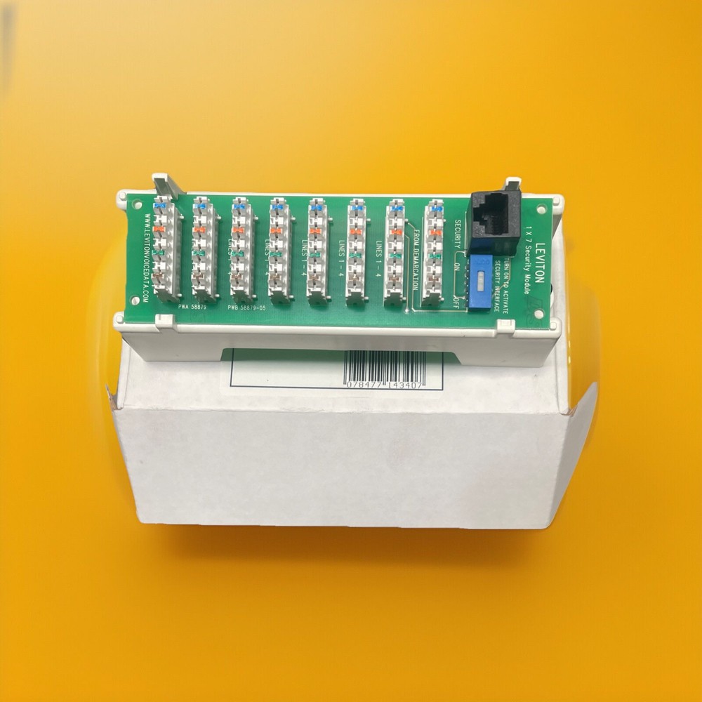 🔥(AN) Leviton 47609-TSV Telephone Security Module Media Modular System