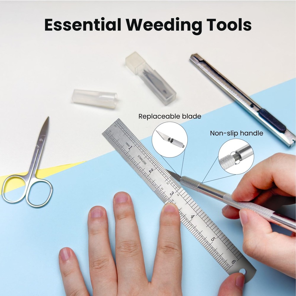 35 PCS Weeding Tools for Vinyl, Precision Craft Tools Set for Weeding Vinyl, ...