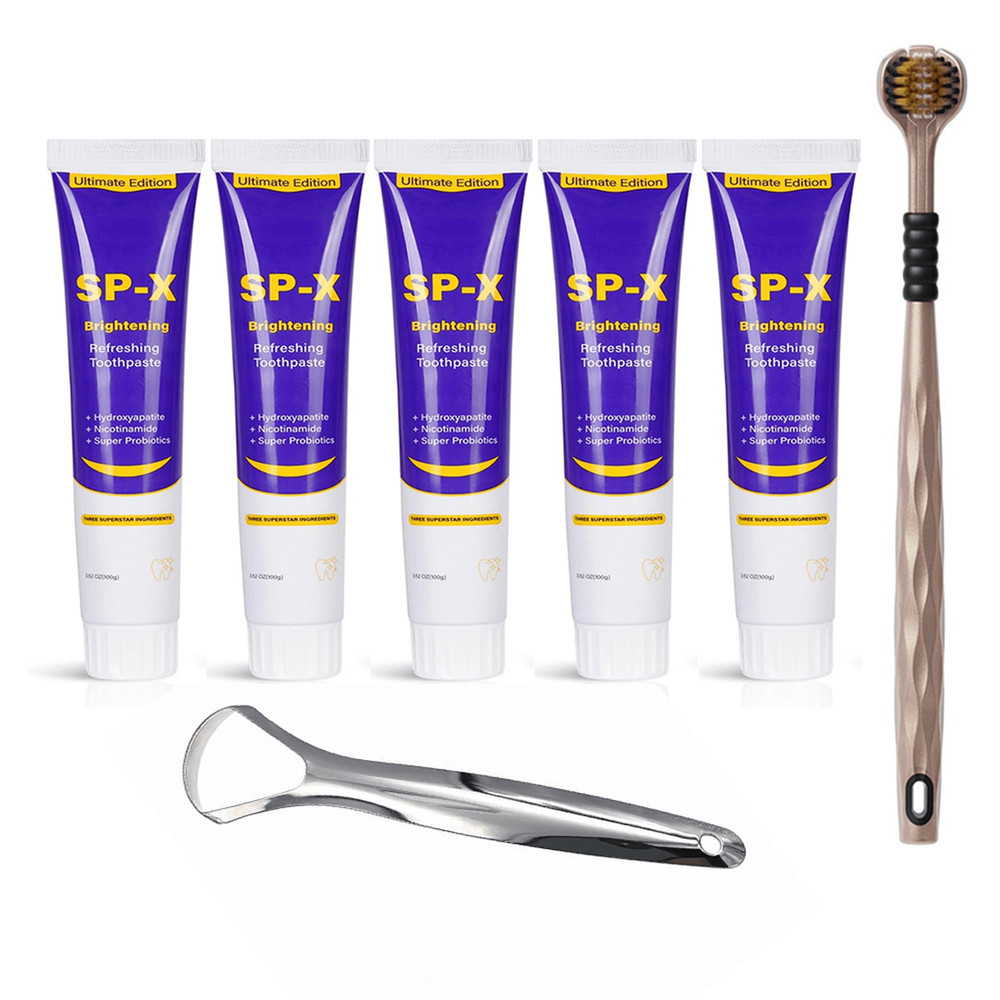 7Pcs/set SP-X Toothpaste Hydroxyapatite 300% Enamel Repair & Microbial Balance