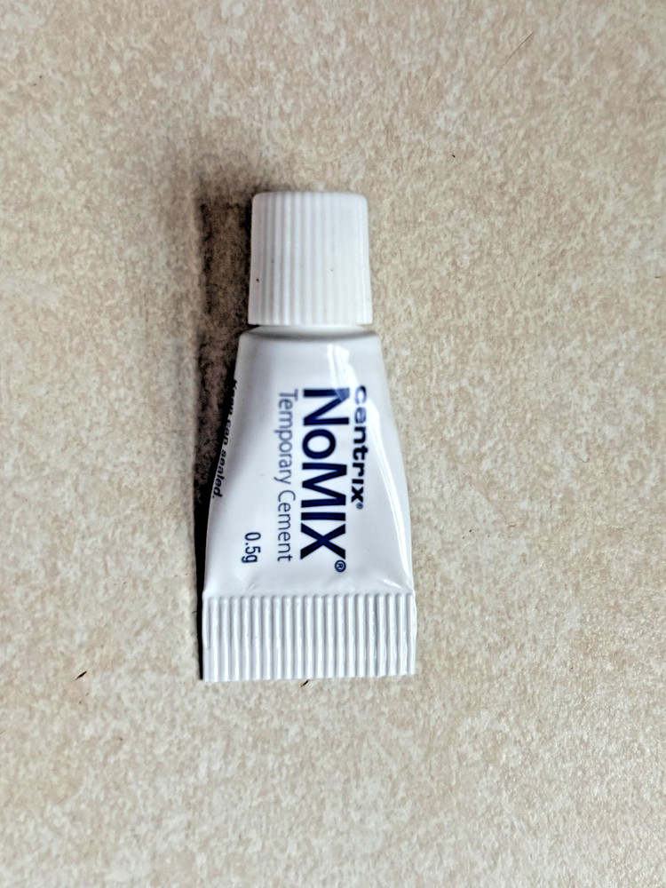 Centrix NoMIX Professional Temporary Dental Cement; 0.5mL
