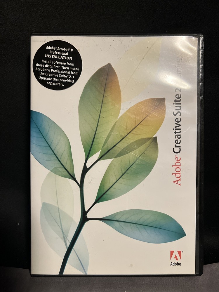 Adobe Creative Suite 2 Premium Macintosh (Mac) 6 CDs With Serial Number