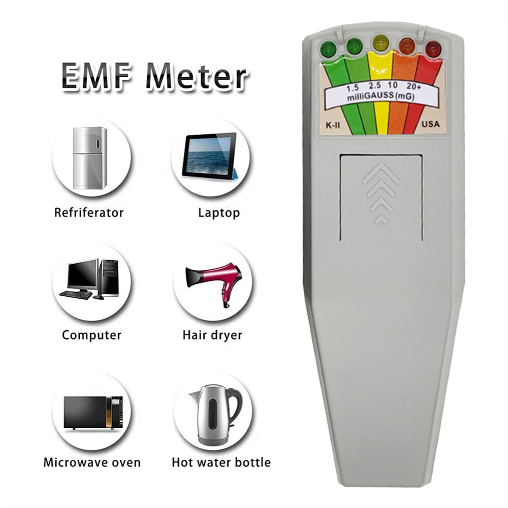 EMF Meter Magnetic Field Ghost Hunting Detector Electromagnetic Radiation Tests
