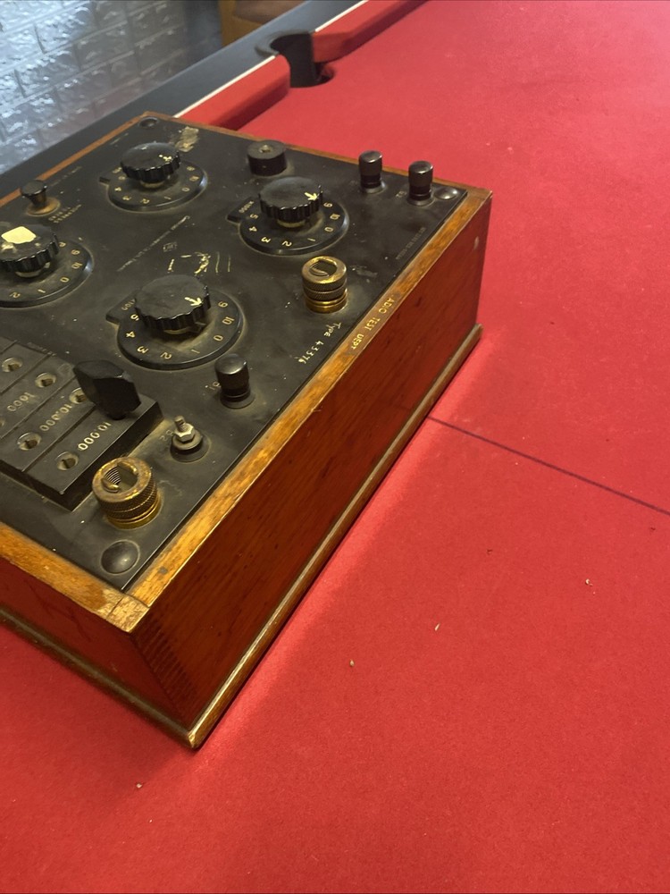 DECADE RESISTOR BOX CAMBRIDGE INSTRUMENT Co - RADIO TEST DEPT - Untested
